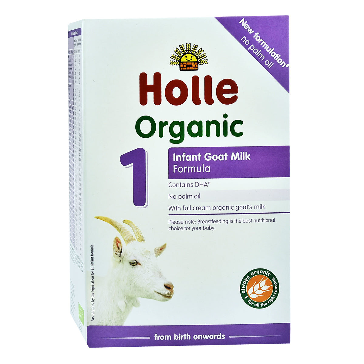 HOLLE ORGANIC INFANT GOAT FORMULA 1  400 G