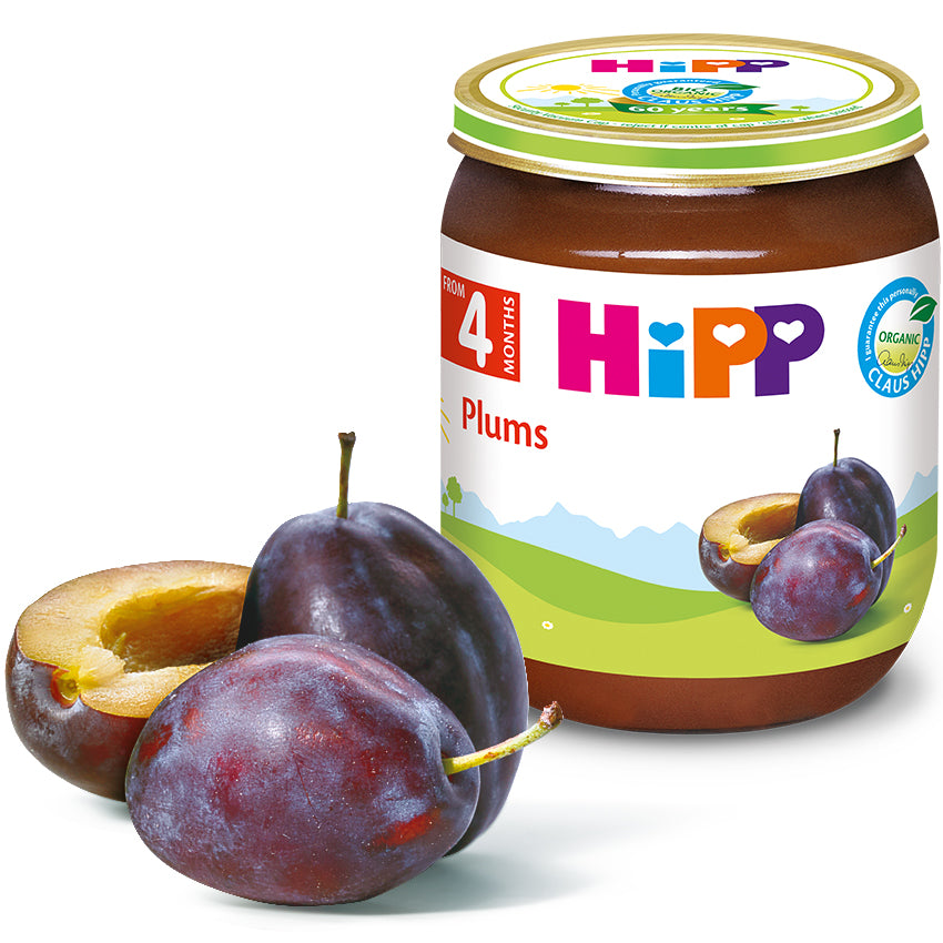Share HiPP Plums 4muajsh+ 125gr
