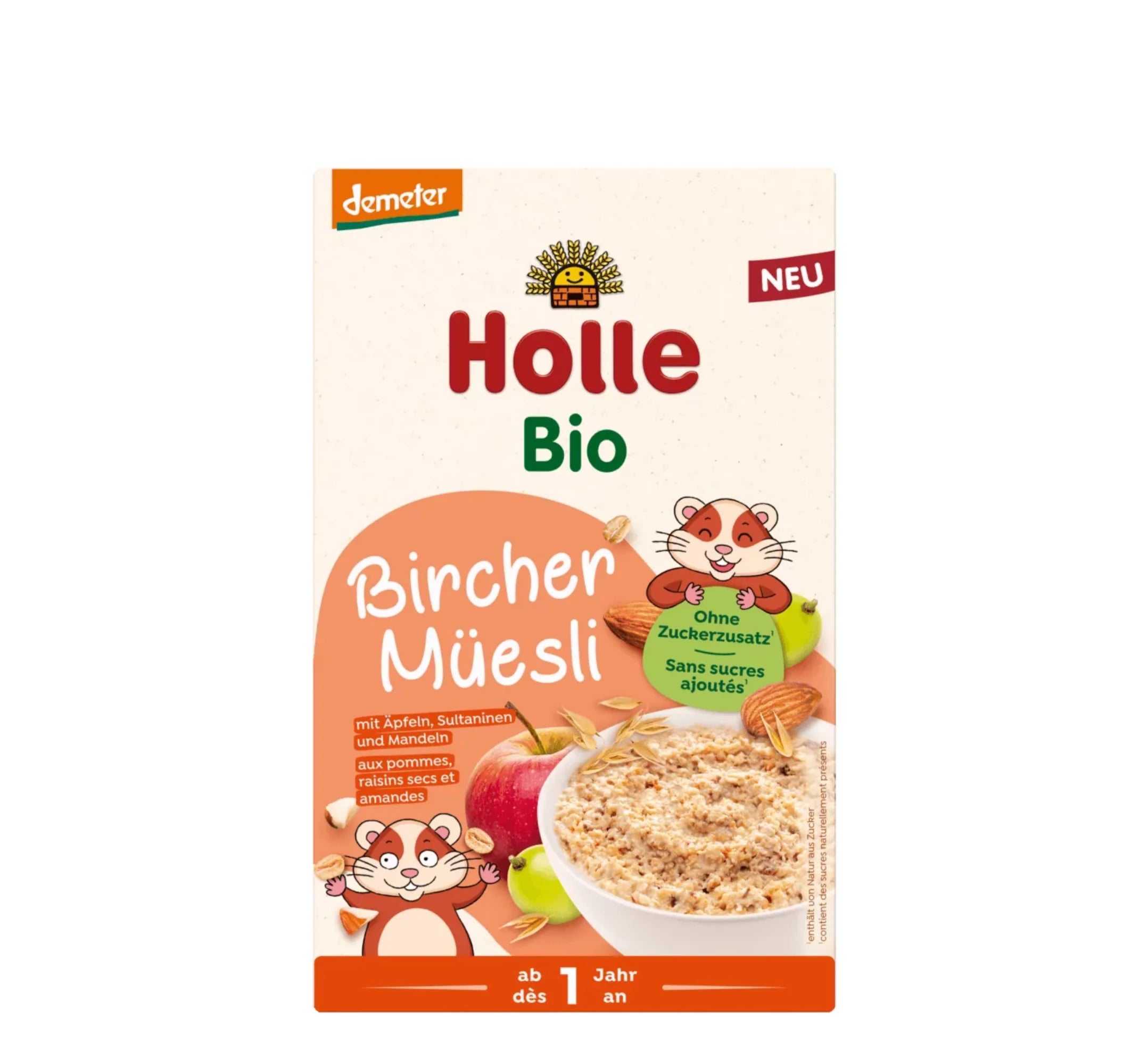 Holle Bio Organic Wholegrain Bircher Muesli 12M+ (*200gr)