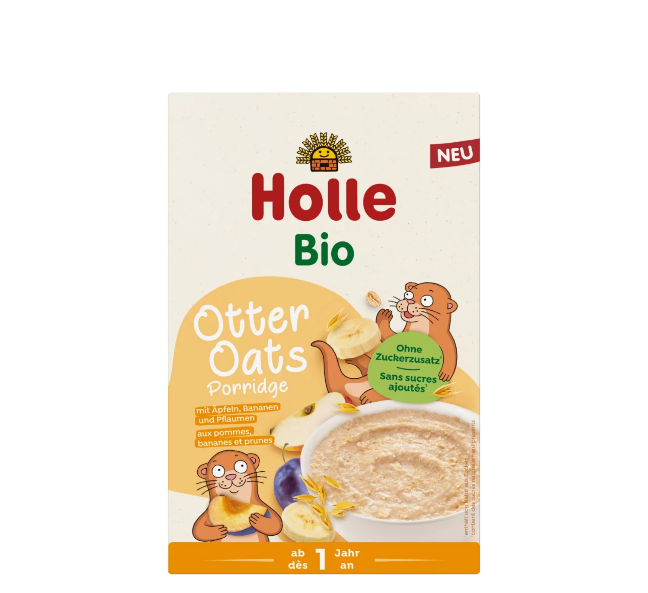 Holle Bio Otter Oats with Apple, Banana & Plum (1 Year+) *200g