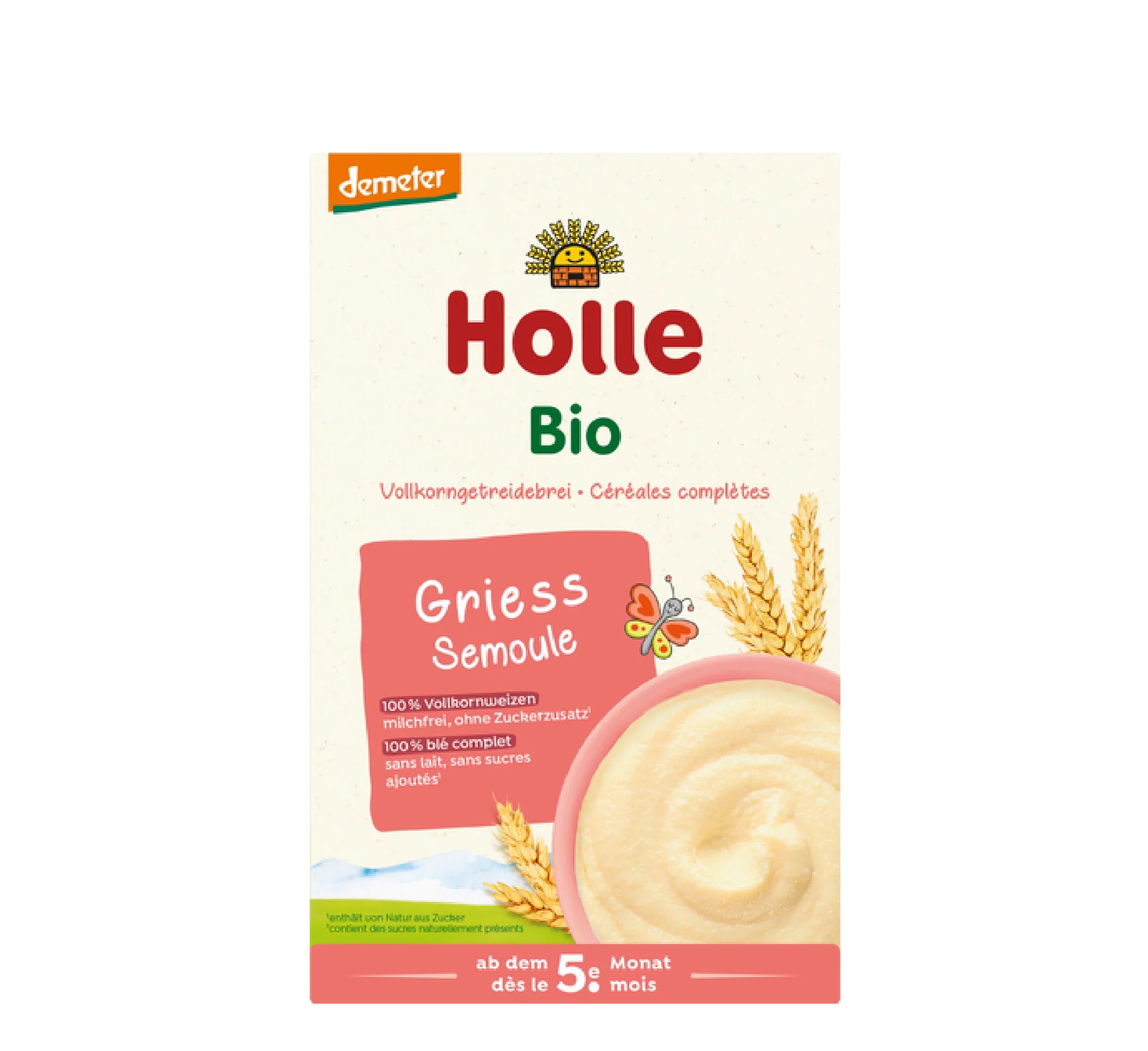 Holle Bio Semolina Porridge 5M+ (*250gr)
