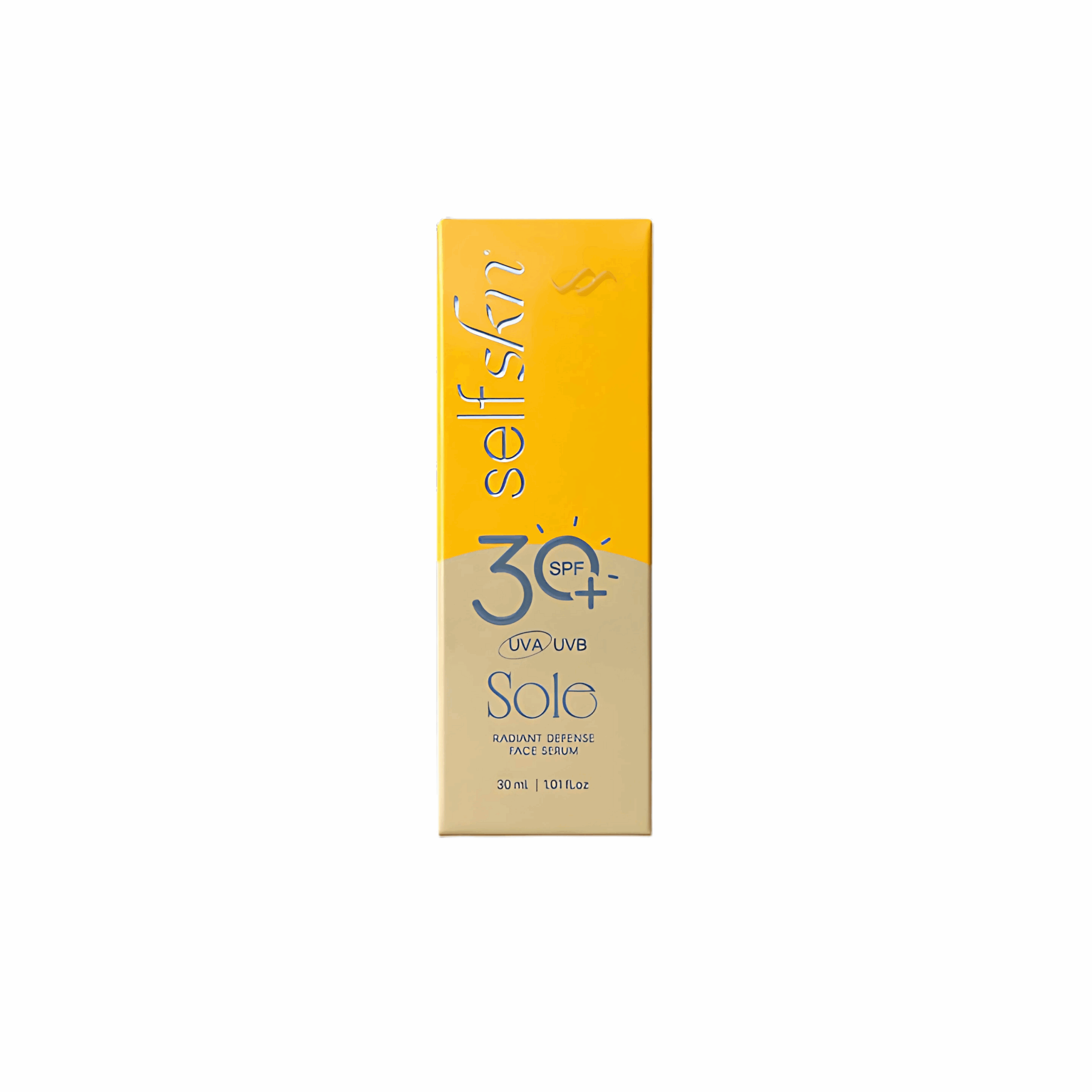 SelfSKN Radiant Defense SPF 30 Face Serum – Sole 30 ml