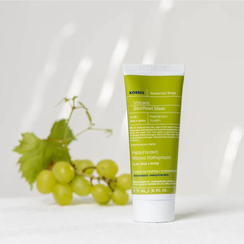 Santorini Grape Volcanic SkinReset Mask