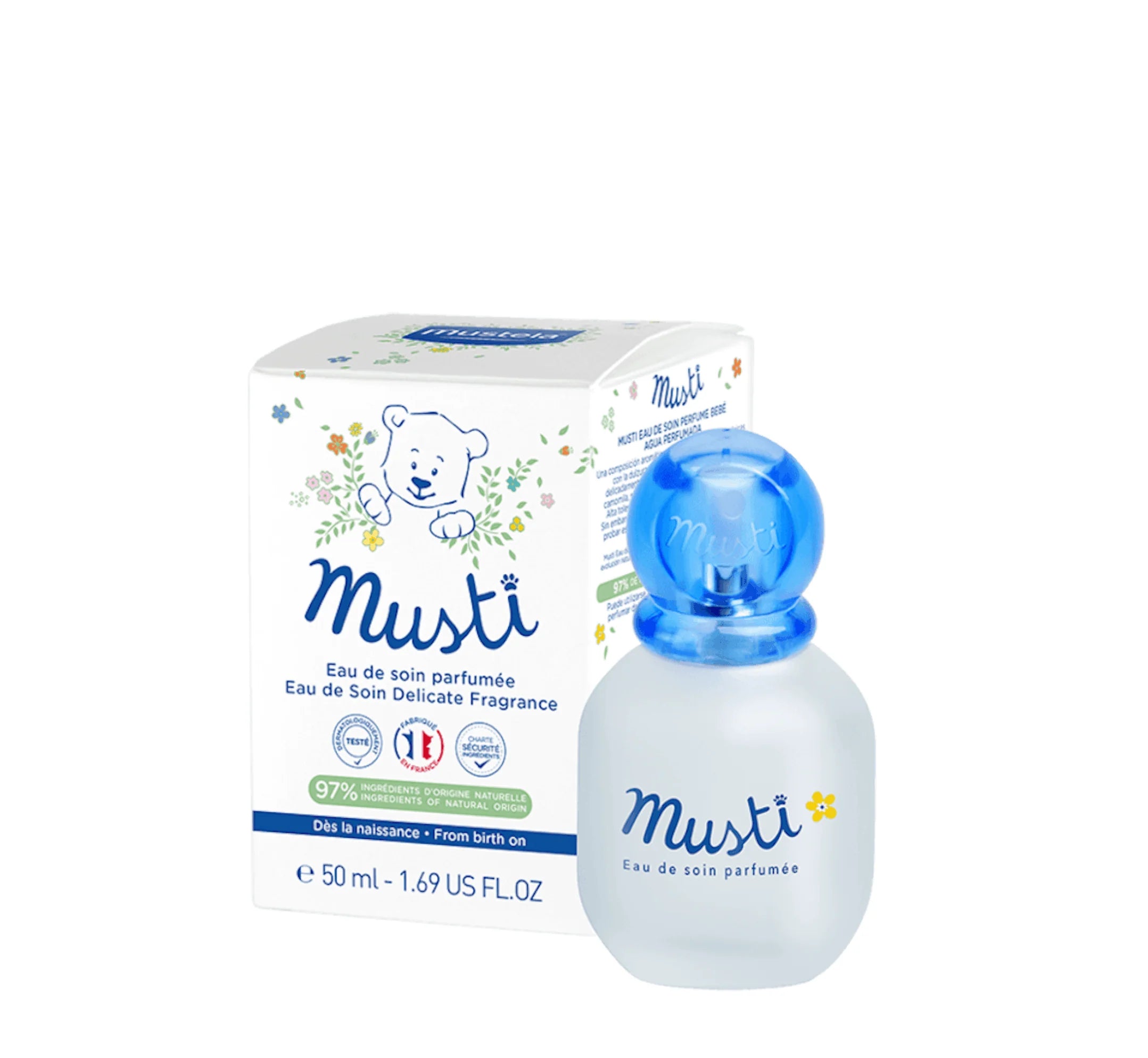 Mustela Musti Eau de Soin Delicate Parfumée Fragrance *50ml