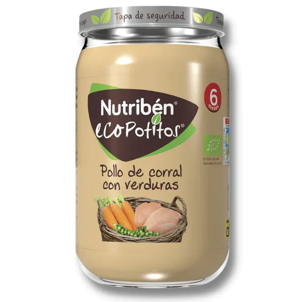 Nutribén - Ecopotitos Free-range Chicken Pot with Vegetables