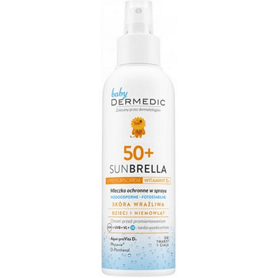 DERMEDIC SUNBRELLA BABY sun protection milk spray for children SPF 50 150 ml