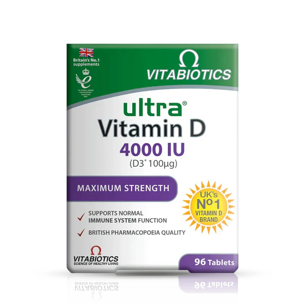 Vitabiotics - Ultra Vitamin D 4000IU 96Tabs