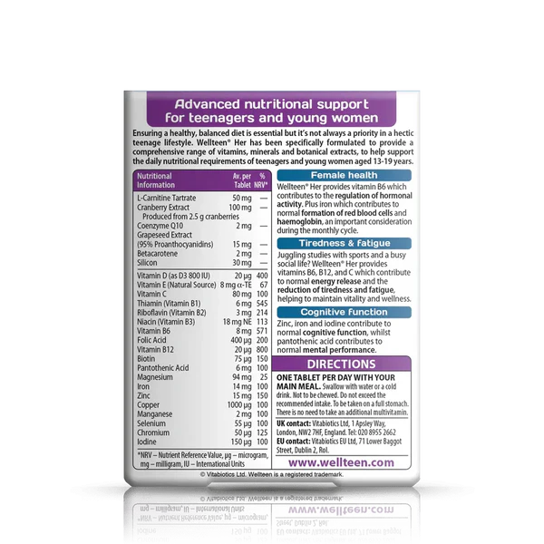 Vitabiotics - Wellteen Her 30Tabs